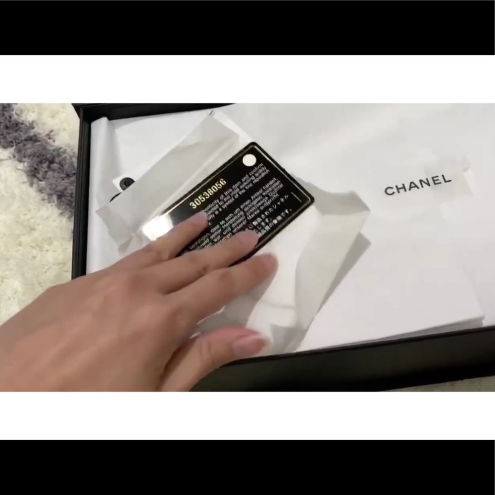 Chanel Ivory Iridescent Mini Rectangle Bag - Picture 8 of 8